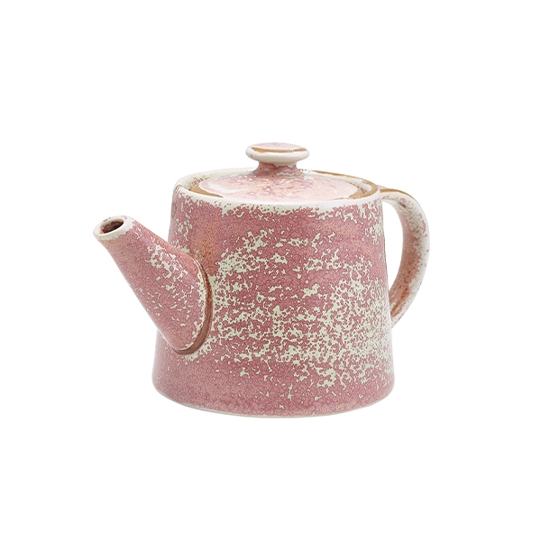 GENWARE | TERRA PORCELAIN ROSE TEAPOT 50CL X 6 | TP-PRS50