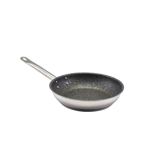 GENWARE | NON STICK TEFLON STAINLESS STEEL FRYING PAN 24CM | 1524-00NS