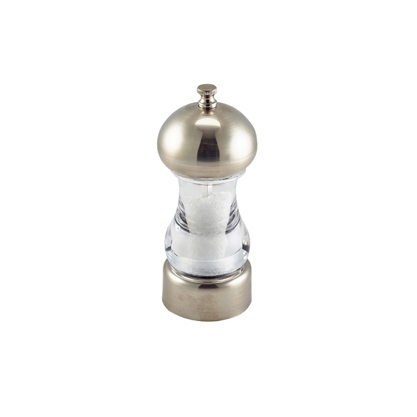 GENWARE | CHROME TOP SALT/ PEPPER GRINDER 14CM X 6 | SPGRC14