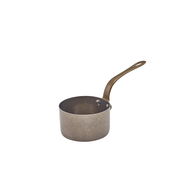 GENWARE | VINTAGE STEEL MINI SAUCE PAN 7.8 X 4.5CM X 6 | SMS8V