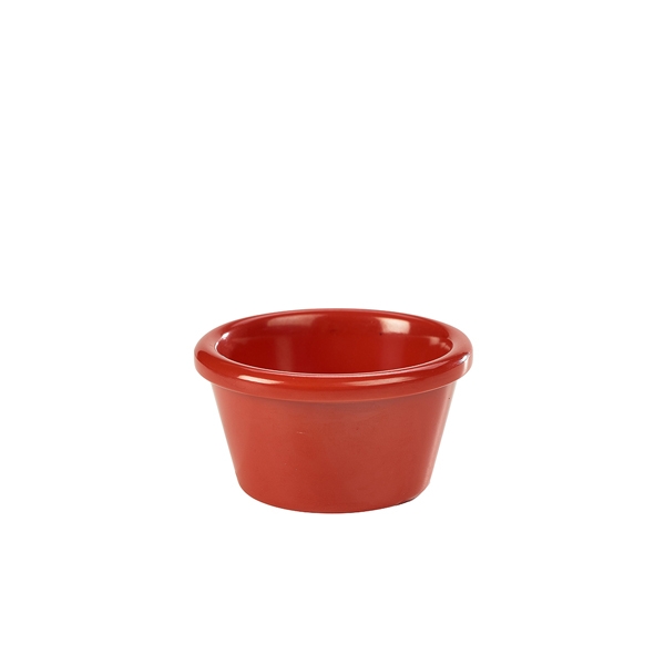 GENWARE | MELAMINE RED SMOOTH RAMEKIN 85ML X 24 | S280-05