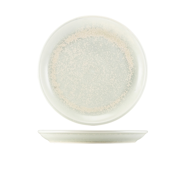 GENWARE | TERRA PORCELAIN PEARL COUPE PLATE 24CM X 6 | CP-PPL24