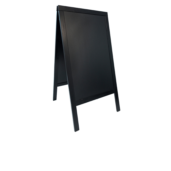 GENWARE | SANDWICH A-BOARD 70X120CM BLACK | SBS-BL-120