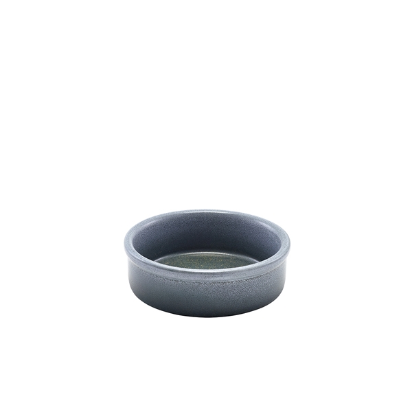 GENWARE | FORGE GRAPHITE STONEWARE TAPAS DISH 10CM X 6 | CT-TD10G