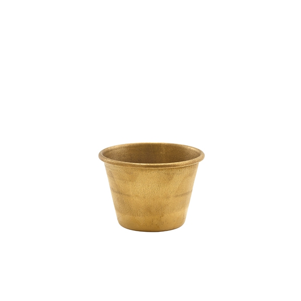 GENWARE | GOLD VINTAGE STEEL RAMEKIN 71ML X 24 | RAMST2GDV