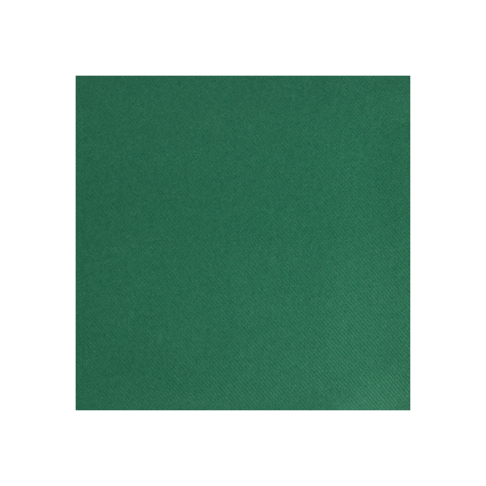 POPPIES | 2PLY 4 FOLD COCKTAIL NAPKIN FOREST GREEN 24 X 24CM X 2000 | 2424FG2 | 42357