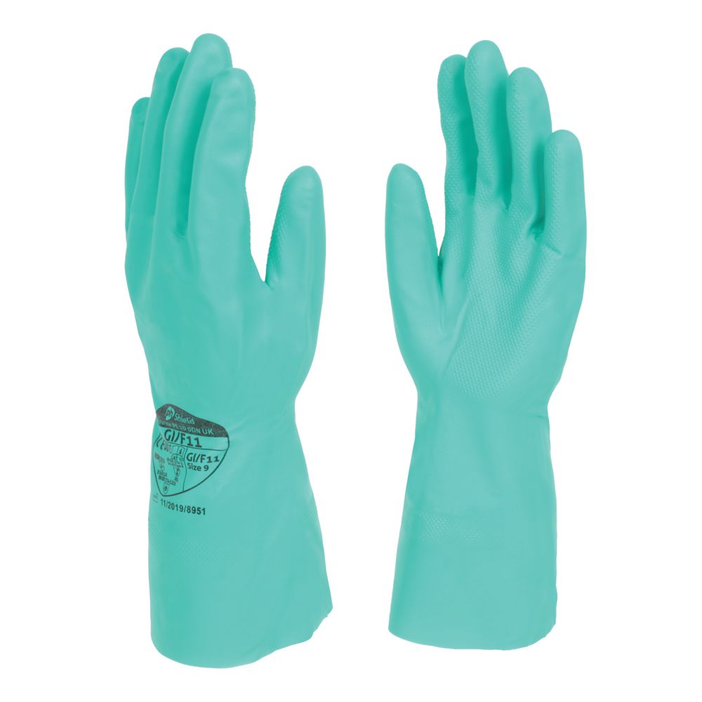 POLYCO HEALTHLINE (HPC) | GREEN NITRILE CHEMICAL RESISTANT GLOVES | GI/F11