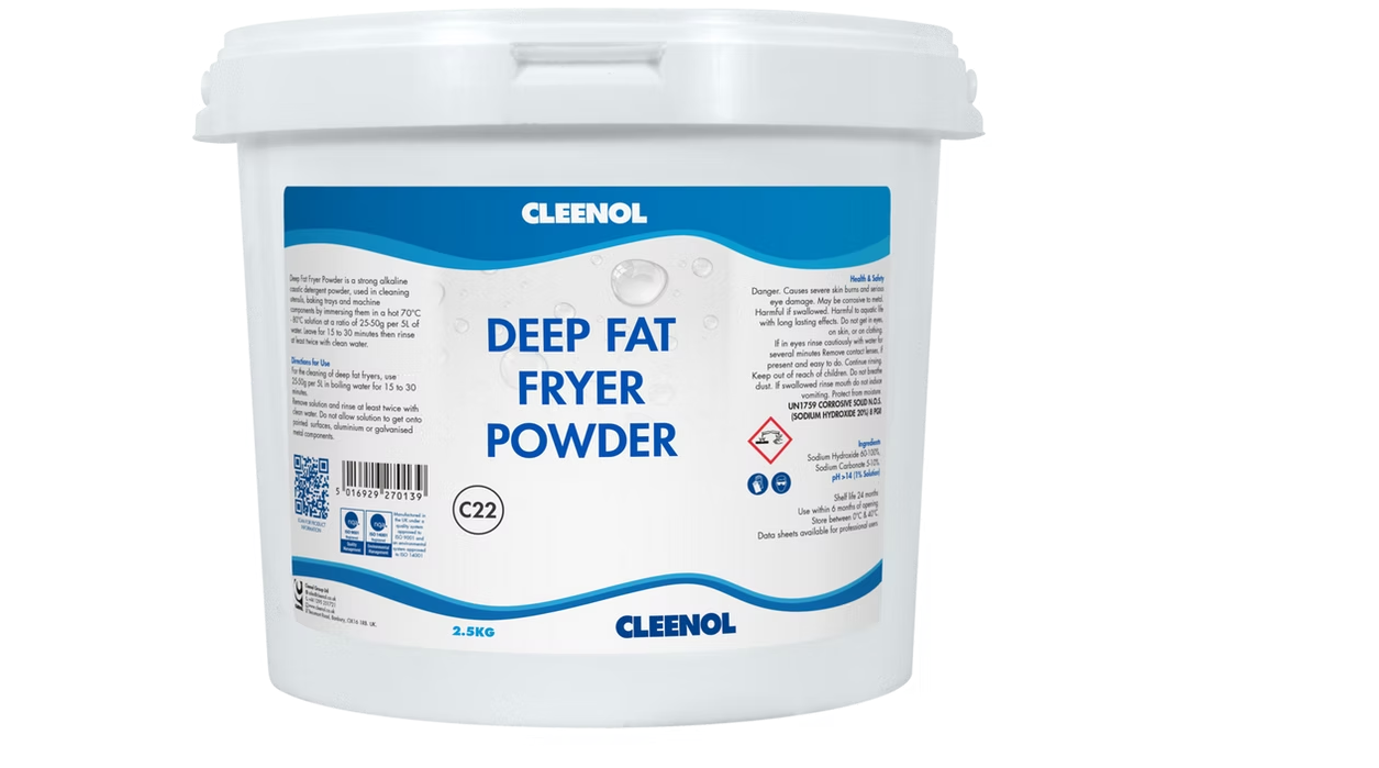 CLEENOL | CLEENOL DEEP FAT FRYER POWDER X 2.5KG | 31162