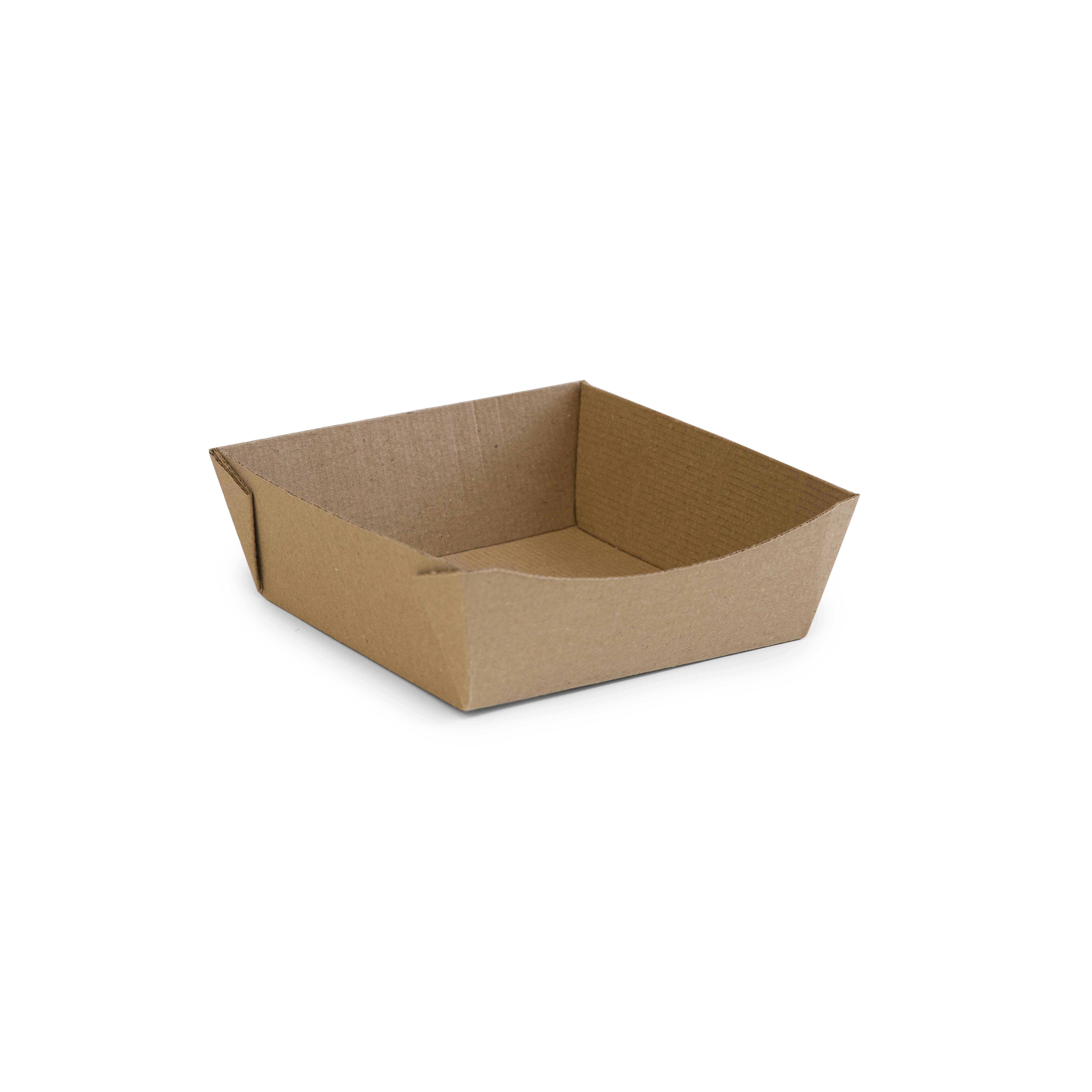 VEGWARE | 6 X 6IN MICROFLUTE FOOD TRAY X 270 | MFT-6X6