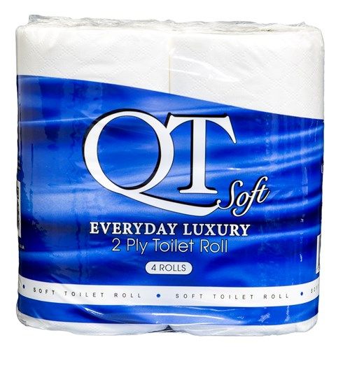 QUATTRO |  QT SOFT 2 PLY WHITE TOILET ROLL X 40 | QTS2P
