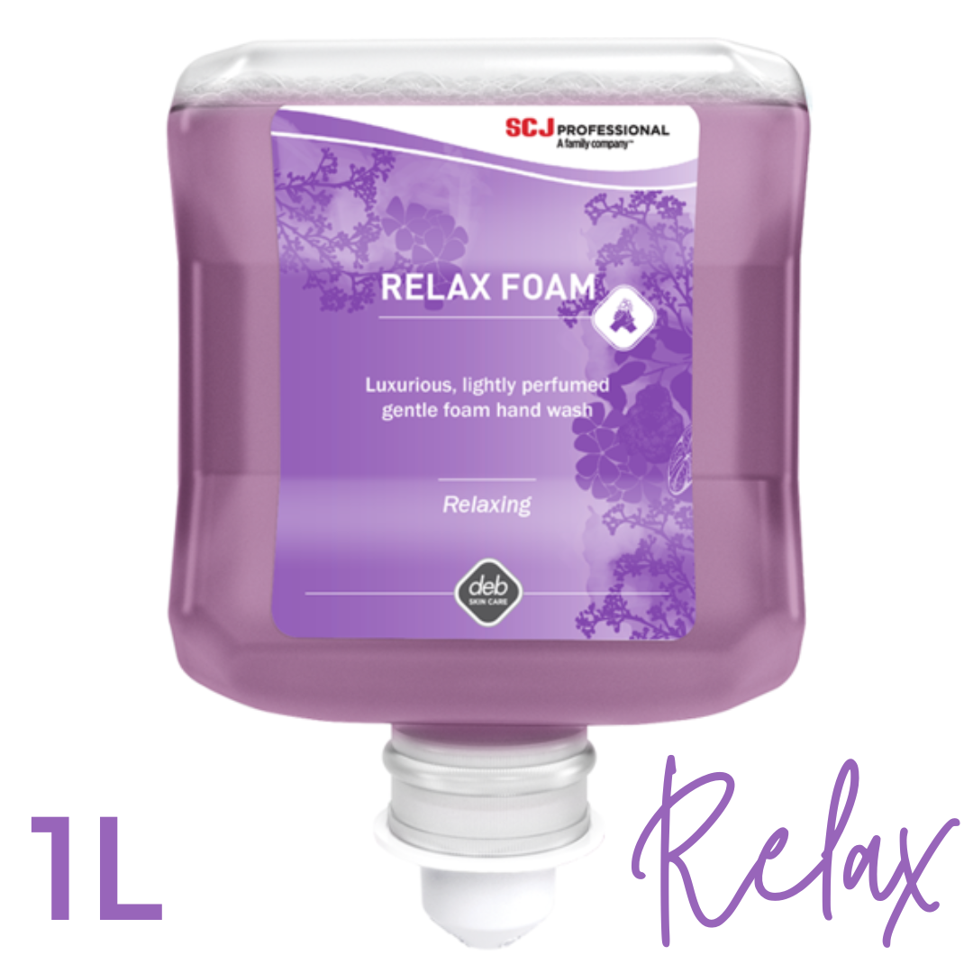SC JOHNSON | DEB RELAX FOAM WASH 6 X 1 LTR | RLX1L | RLX1L