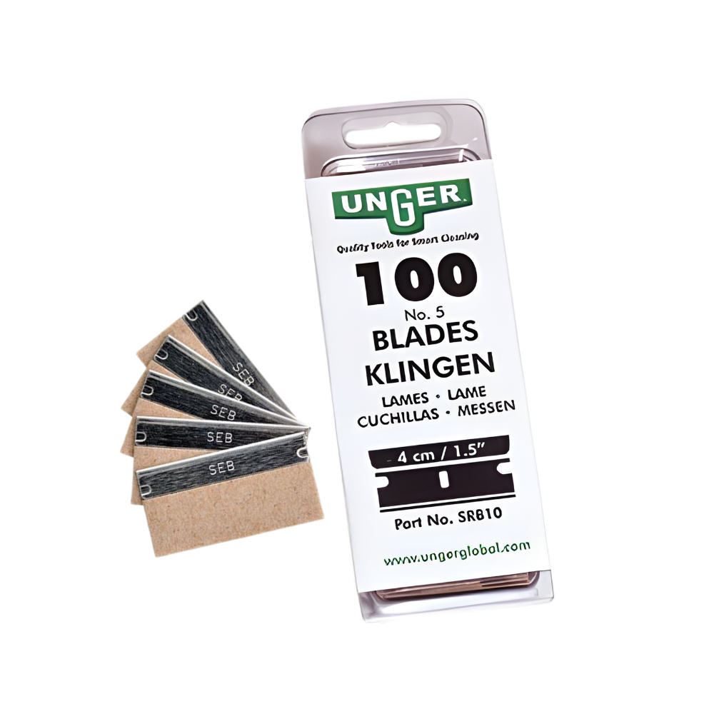 UNGER | SAFETY SCRAPER BLADES X 100 | SRB10