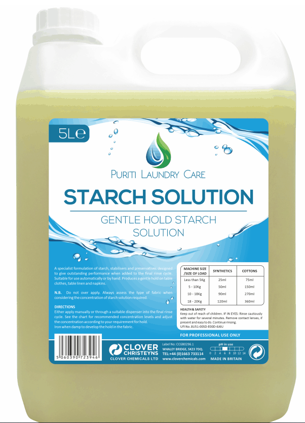 CLOVER (CHRISTEYNS) | 429  LIQUID STARCH SOLUTION X 5 LTR | 429