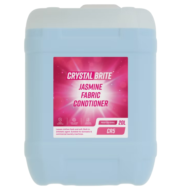 CLEENOL | CRYSTALBRITE LAUNDRY PREMIUM JASMINE FABRIC CONDITIONER X 20 LTR | CRLDX/20/13404