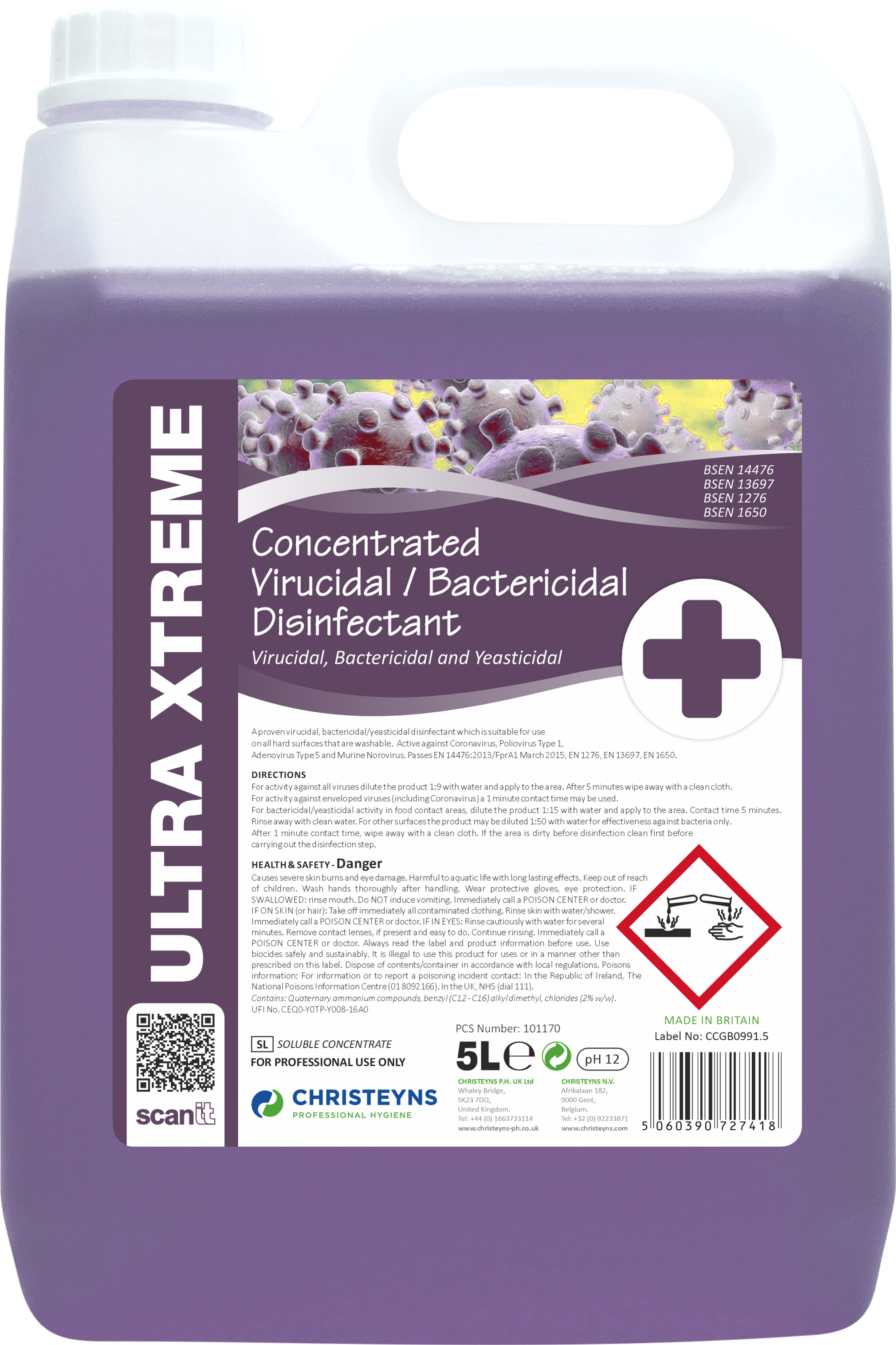 CHRISTEYNS (CLOVER) | ULTRA XTREME X 5 LTR | 261 | 12035
