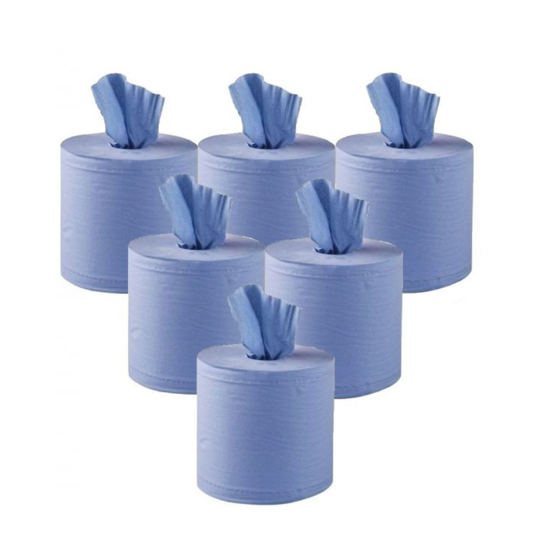 CAPITAL | 2 PLY BLUE C-FEED ROLL 150M X 6