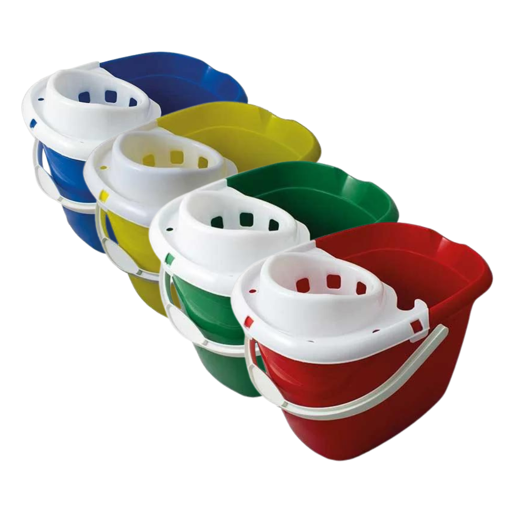 RAMON HYGIENE | 15 LTR PLASTIC MOP BUCKET & WRINGER | 5060*