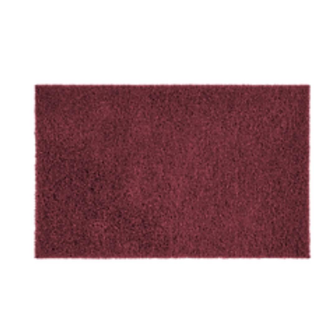 MOTORSCRUBBER |  SHOCK MAROON STRIPPING PAD X 10 | 011-0073-10