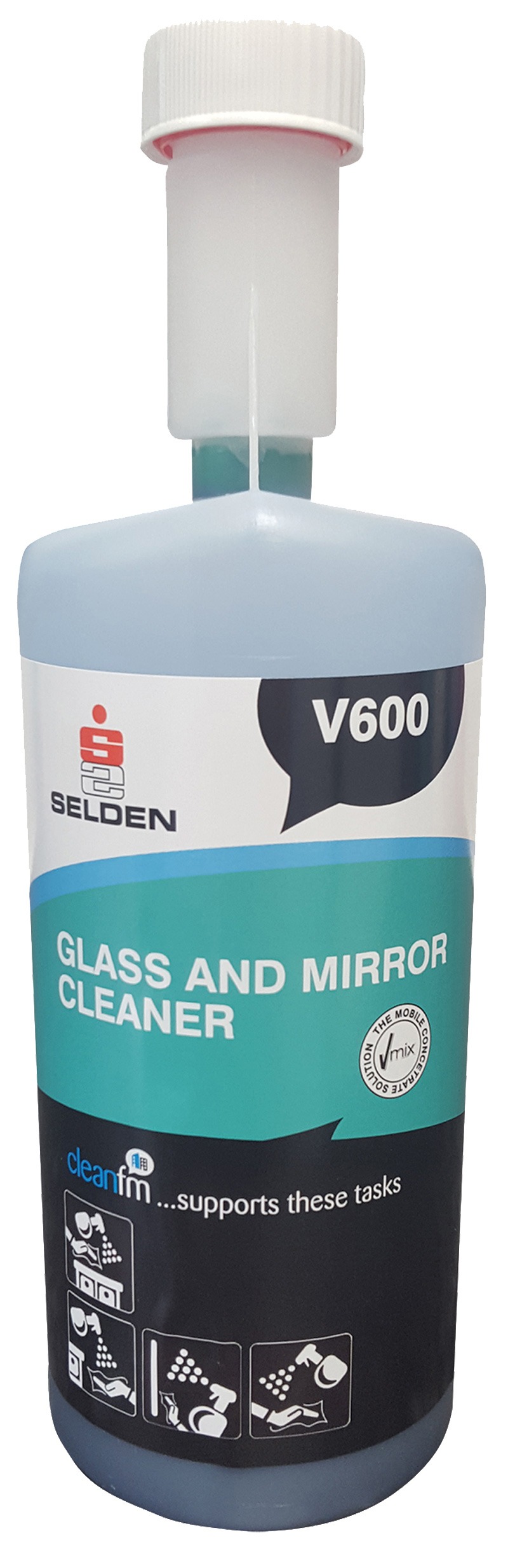 SELDEN | V-MIX CONCENTRATED GLASS CLEANER X 1 LTR | V600