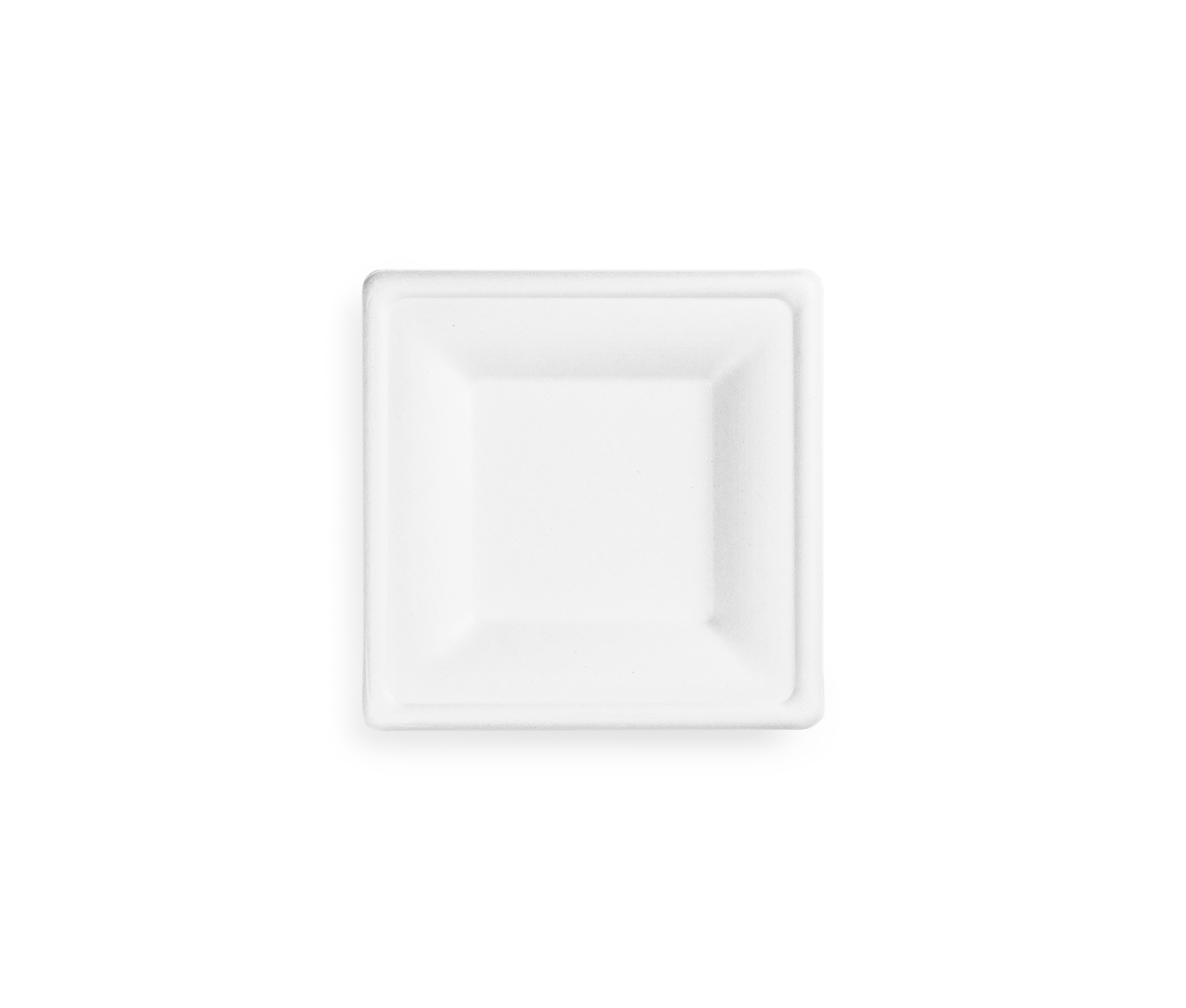 VEGWARE | 6IN SQUARE BAGASSE PLATE X 500 | VPSQ-06