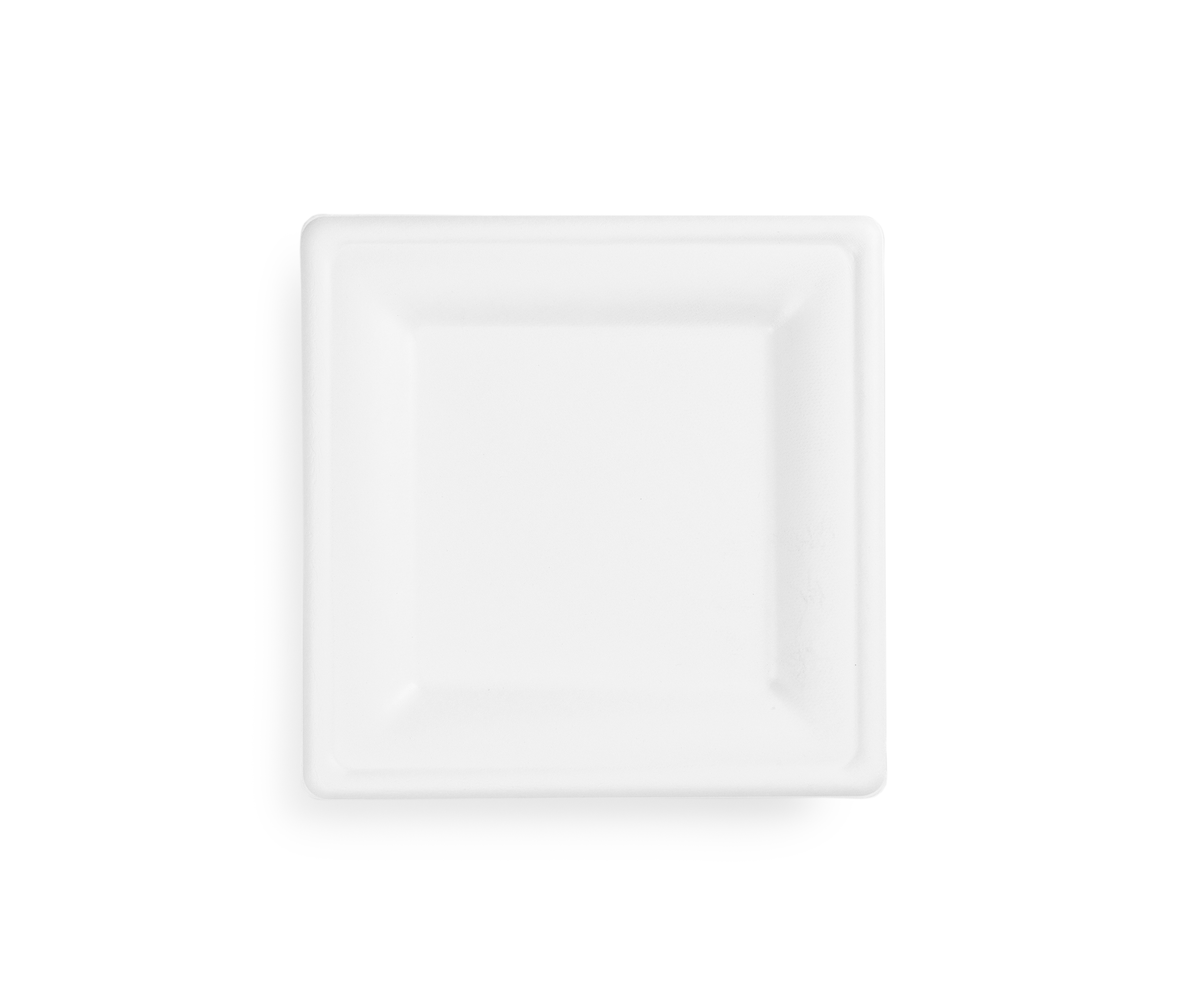VEGWARE | 8IN SQUARE BAGASSE PLATE X 500 | VPSQ-08