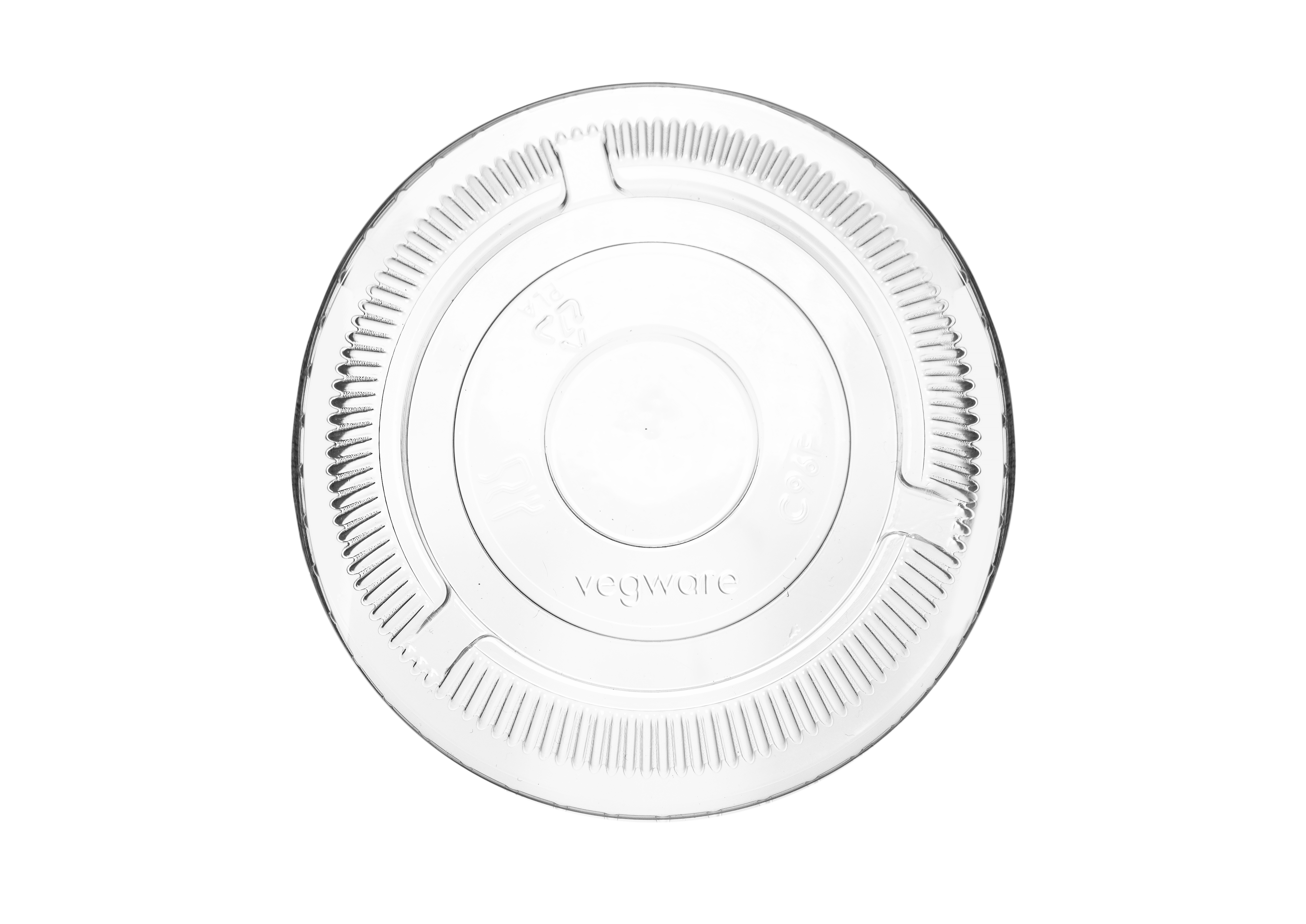 VEGWARE | 96-SERIES 1K PLA FLAT LID, NO HOLE X 1000 | C96F-NH1K