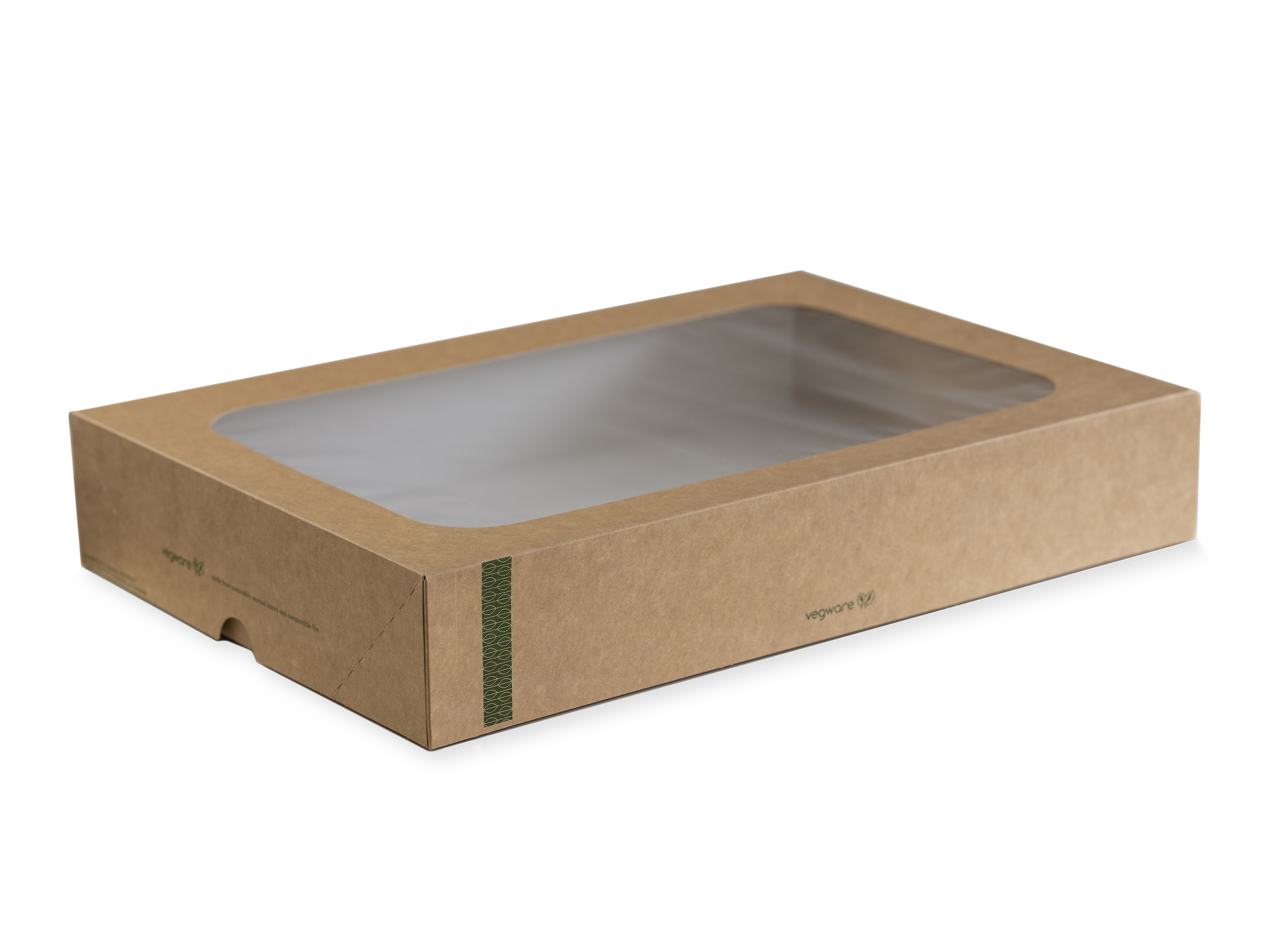 VEGWARE | LARGE SANDWICH PLATTER BOX AND INSERT X 25 | VWPLATL