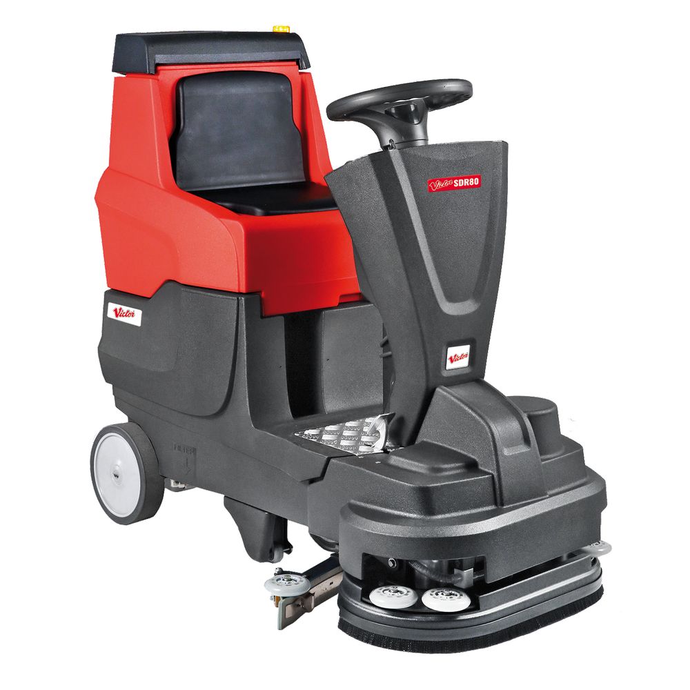 VICTOR | RIDE ON SCRUBBER DRYER X 80 LTR | V-SDR-80