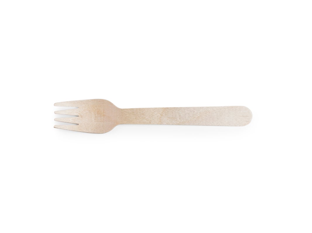 VEGWARE | 6.5 INCH WOODEN FORK X 1000 | VT-FK6