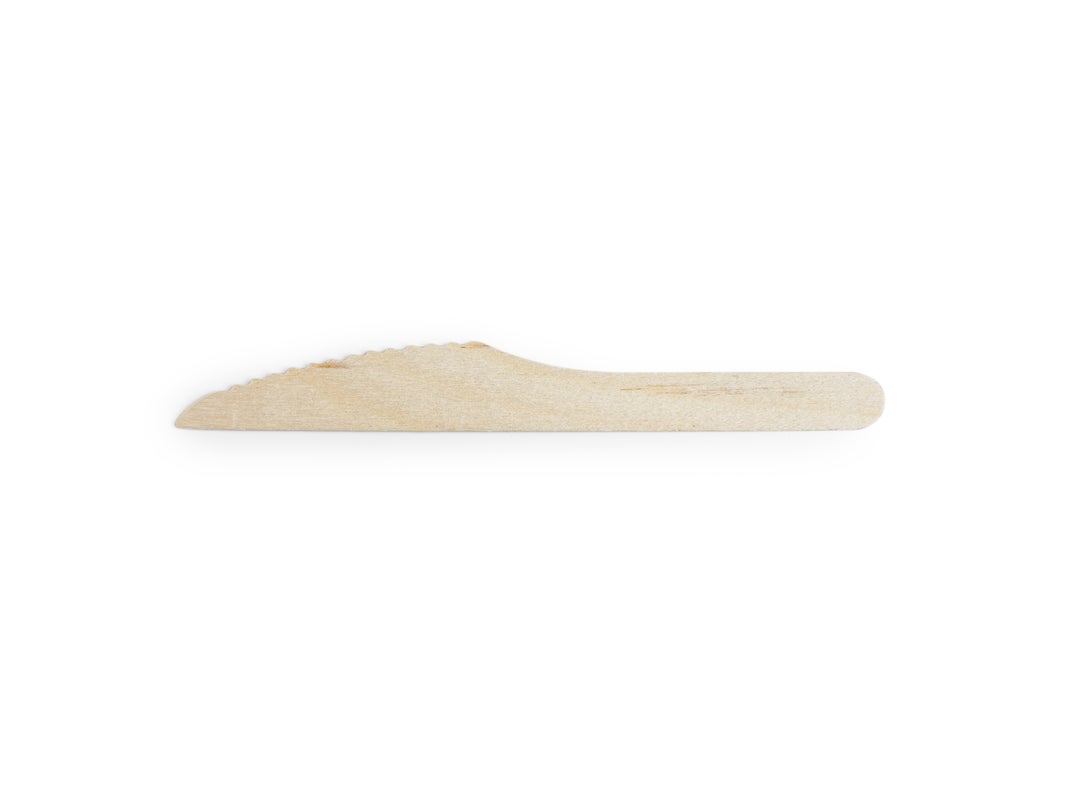 VEGWARE | 6.5 INCH WOODEN KNIFE X 100 | VT-KN6
