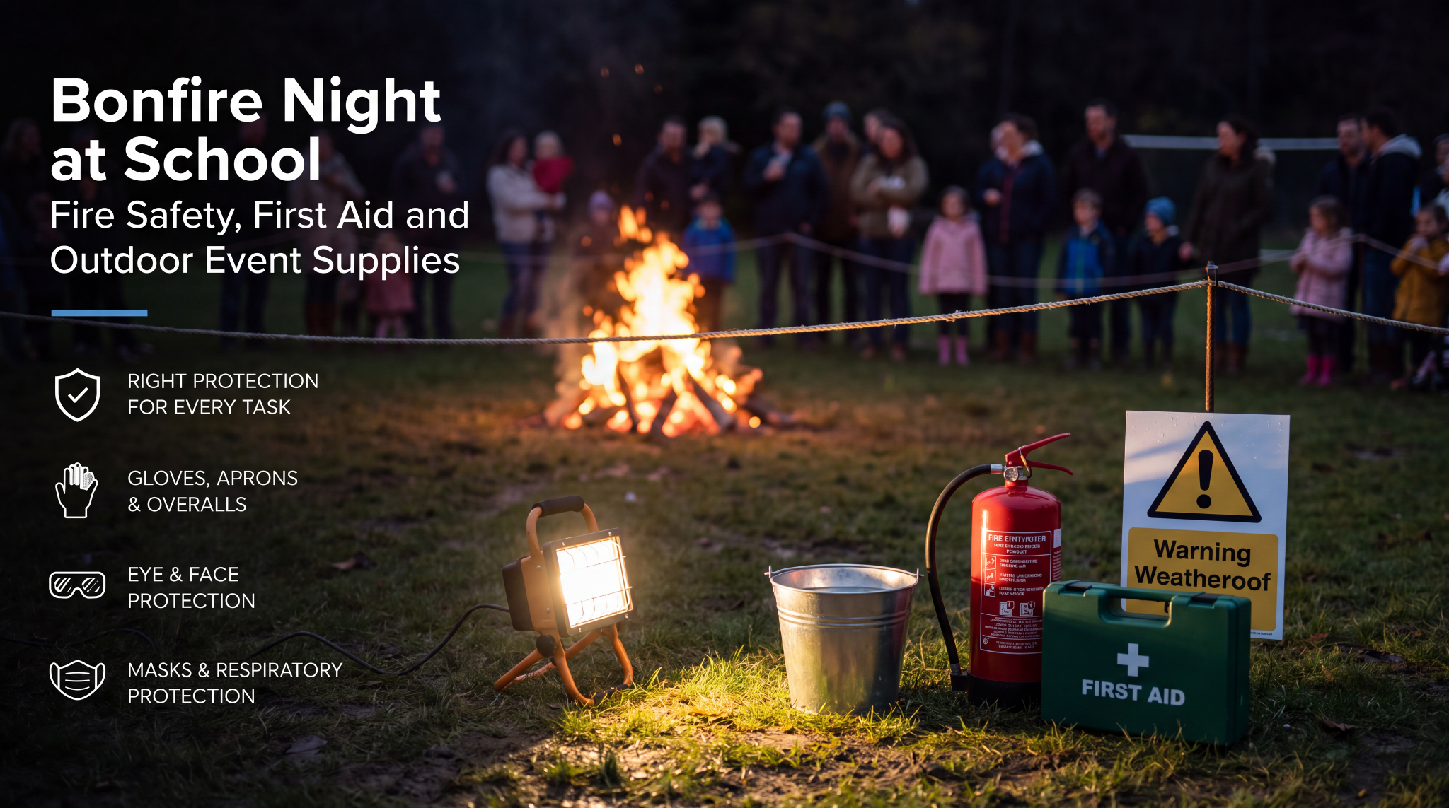 Bonfire Night at School: Fire Safety, First Aid and Outdoor Event Supplies