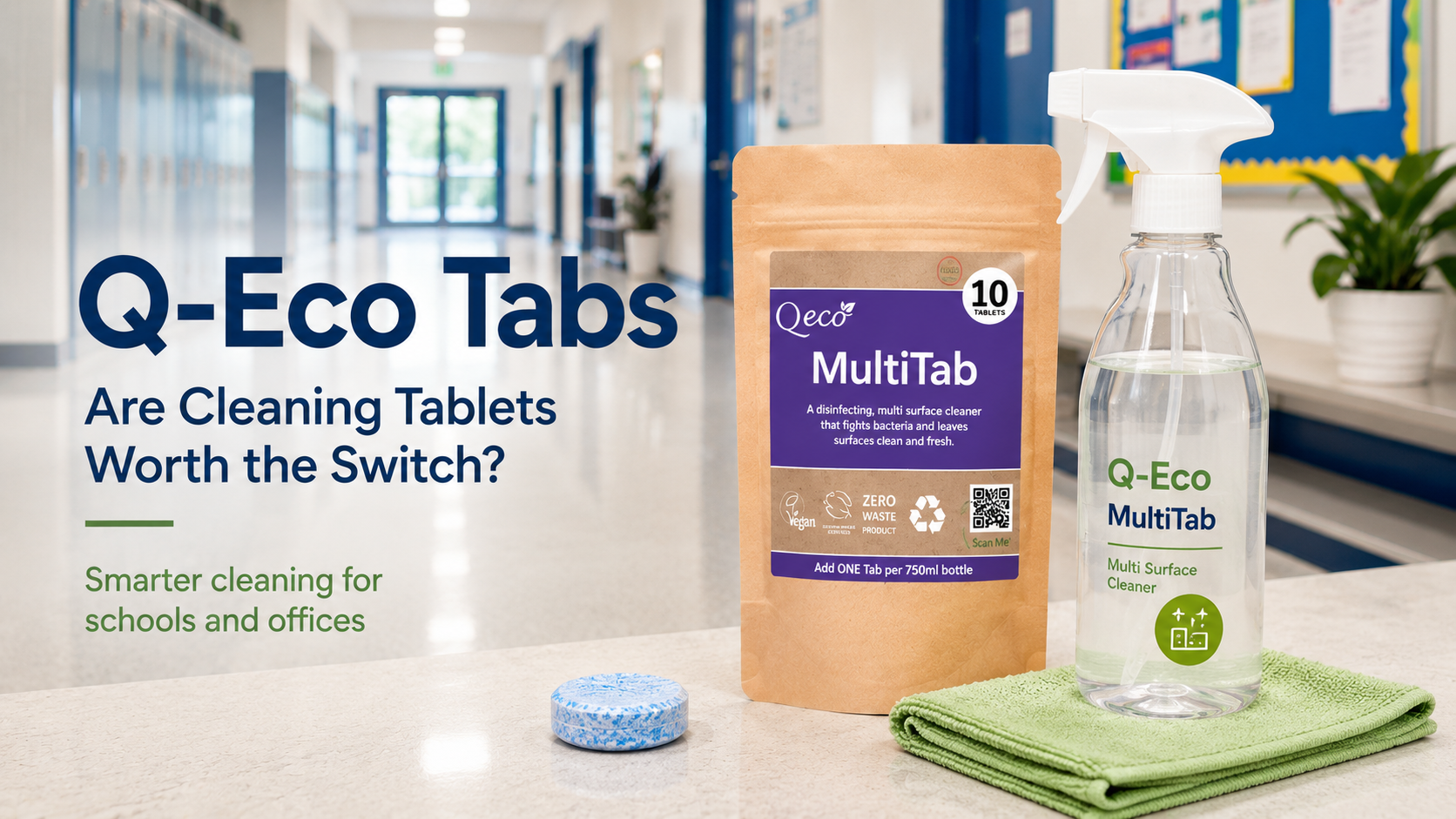 Q-Eco Tabs for Schools and Offices: Are Cleaning Tablets Worth the Switch?