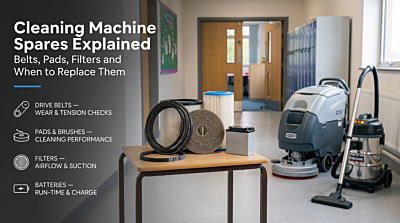 Cleaning Machine Spares Explained: Belts, Pads, Filters and When to Replace Them