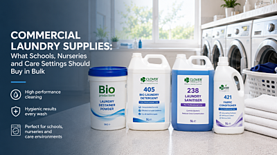 Commercial Laundry Supplies: What Schools, Nurseries and Care Settings Should Buy in Bulk