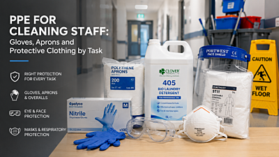 PPE for Cleaning Staff: Gloves, Aprons and Protective Clothing by Task