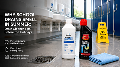Why School Drains Smell in Summer: Drain Cleaner Tips Before the Holidays