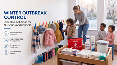 Winter Outbreak Control for Care Homes and Nurseries: Body Spill Kits, PPE and Disinfectants to Stock Now