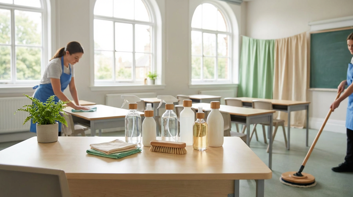 Eco-Friendly Cleaning in Schools: Safe Products for a Greener Campus